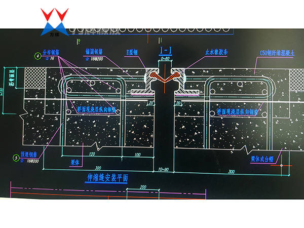 伸缩缝安装平面图
